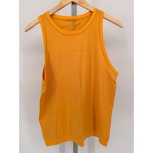 Lululemon Swiftly Tech Racerback Tank Top 2.0 yellow Striped Size 10